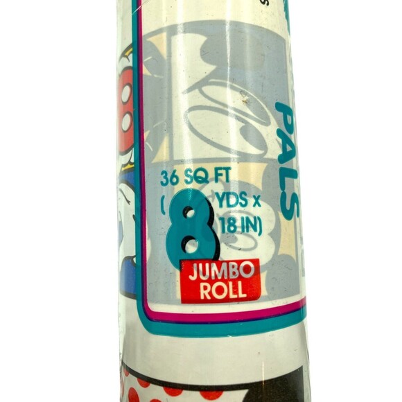 Mickey Mouse & Pals CONTACT PAPER Shelf Rubbermaid DISNEY 1990 36 Sq Ft Jumbo - Picture 7 of 8